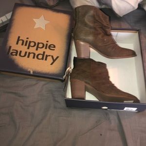Brown booties